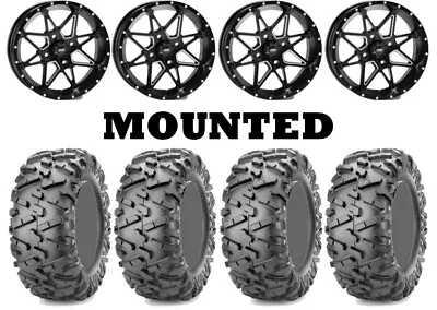 Kit 4 Maxxis Bighorn 2.0 Tires 30x10-15 On ITP Tornado Matte Black Wheels IRS • $1691.32