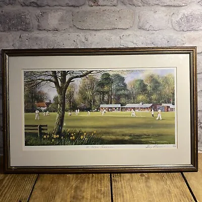 £12 • Buy Cricket Print A New Season Signed Terry Harrison 33-500
