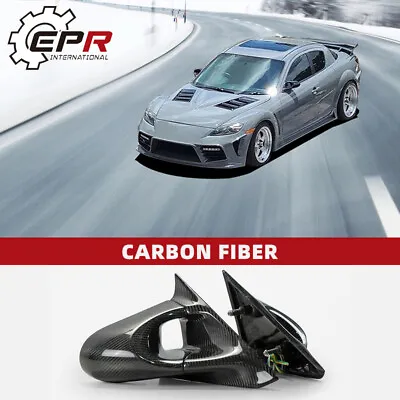 For Mazda RX8 (LHD) Early 03-08 SE3P Carbon Rearview Side Mirror Replacement • $694.51