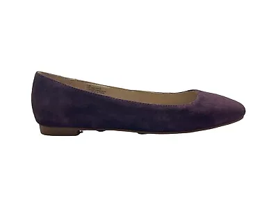 J Jill Women’s Shoes Purple Suede Leather Ballet Flats Size 7.5 M • $63