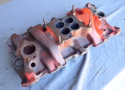 $125 • Buy OEM GM 4 Barrel Intake Manifold 3783244 62-63 283 327 Corvette Impala Nova E7 63