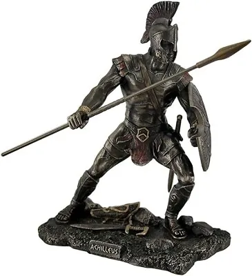 Veronese Design Achilles Greek Trojan War Hero 9  Figurine Statue Bronze Finish • $29.50