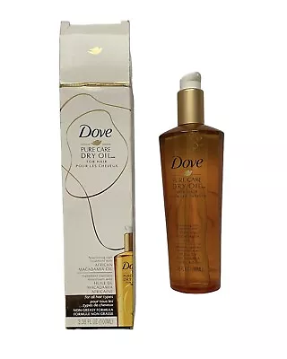 Dove Pure Care Dry Oil Macadamia Oil Nourishing Hair Treatment 3.38 Fl Oz. NEW • $45.99
