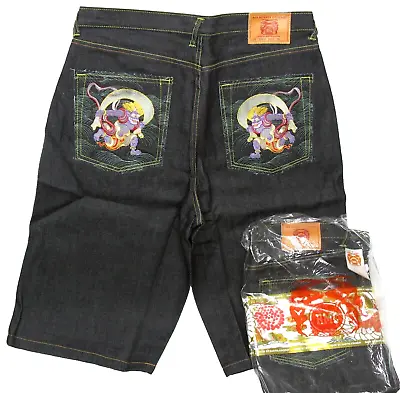 Red Monkey RMC 1001 Japanese VINTAGE NEW DEAD STOCK Denim Jean Shorts Men's 34 • $39.87