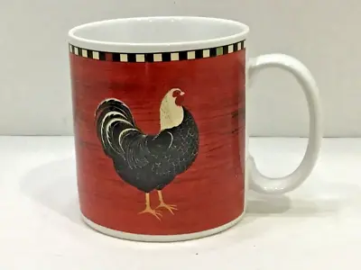 Sakura 1999 Rooster Coffee Mug By Warren Kimble Red • $8.99