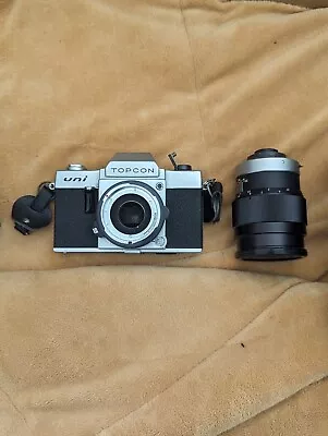 Vintage Topcon Tokyo UNI Film Camera With F 1.4/135mm Lens • $39.99
