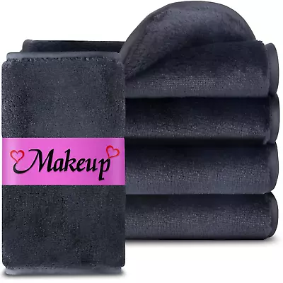 Makeup Remover Cloth (5 Pack) Reusable Microfiber Makeup Remover • $14.93