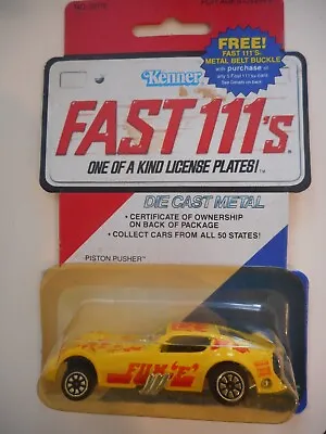 1980s Kenner Fast 111's Toy Car Matchbox Hotwheels Era In Box Die Cast Metal • $12.99