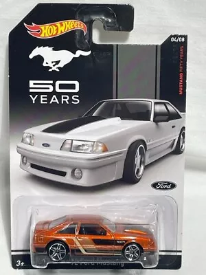Hot Wheels 50 Years 1992 Ford Mustang LX Hatchback Fox Body 1/64 • $5.99