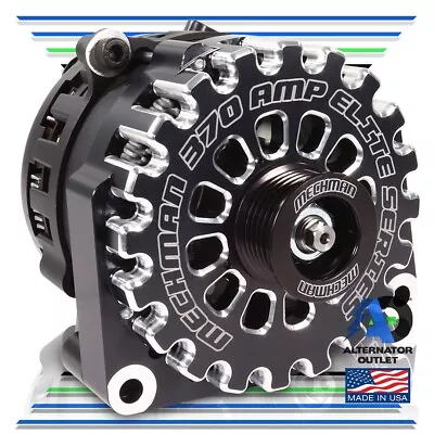 Mechman 370 Amp RVC Bypass Alternator 2005-2013 GM Truck 4.3L 4.8L 5.3L 5.7L 6L • $629