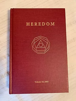 Masonic - Scottish Rite Research Society - Heredom Volume 10 2002 HC Book  • $29.99