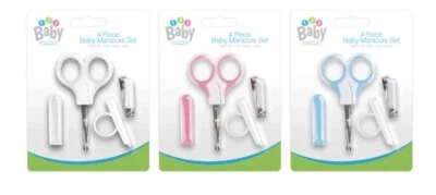 £3.29 • Buy Safety Baby Nail Clippers Manicure Set Toddler Toes Trim Nails Scissors Cover UK