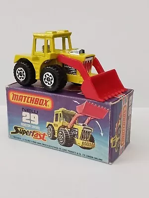 Matchbox Superfast No29 Tractor Shovel. Mint In Near Mint Box. Original Box.  • £22.95