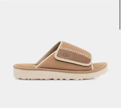 BINB UGG Men Sandals Goldencoast Slide Sand Santorini Slippers Beige 11 • $75