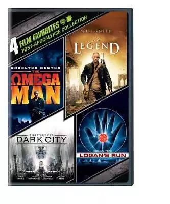 4 Film Favorites: Post-Apocalypse (I Am Legend Logan's Run Dark Ci - VERY GOOD • $7.99