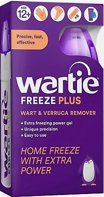Wartie Freeze Plus Wart & Verruca Remover 12+   50ml 15 Applications Brand New  • £12.95