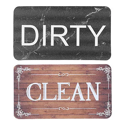 HG Dishwasher Magnet Double Sided Clean Dirty Word Magnet Waterproof Anti • $11.37