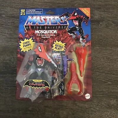 New Mattel Masters Of The Universe Retro Play Deluxe Mosquitor 5.5  Figure • $22
