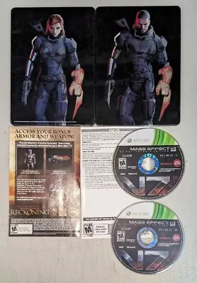 Mass Effect 3 N7 Collector's Edition (Xbox 360) Steelbook CIB SHIPS FAST • $9.99