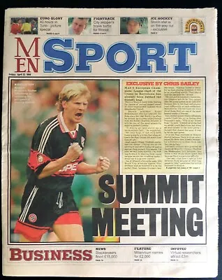 Manchester Evening News   MEN Sport  Treble Season   23-4-1999 • £4.95