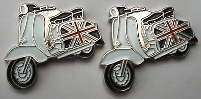 Union Jack Special Scooter Mod Enamel Cufflinks • £7.99