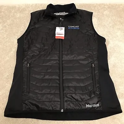 Marmot Mens XL Black Variant Vest Company Logo Full Zip • $39.99
