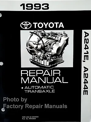 1993 Toyota Celica MR2 Paseo Automatic Transmission Repair Overhaul Manual A241E • $84.96
