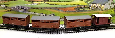 Triang (Hornby) Cattle / Livestock Wagons + Guards Van - (2465) • £16.99