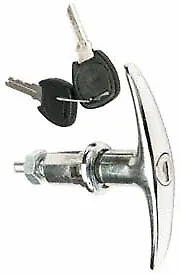 VW Vintage Parts Declid Lock T-Handle With KeyRear Bug ' 53 - ' 64 • $35.99