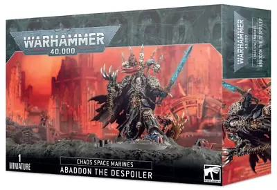 Games Workshop Warhammer 40k Chaos Space Marines Abaddon The Despoiler NIB • $59.50