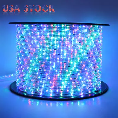 LED Rope Strip Light 110V Waterproof Cuttable Flexible Outdoor Christmas Light • $25.35