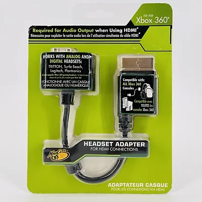 Mad Catz Xbox 360 HDMI And Analog AV Adapter For Headsets NEW SEALED • $12.95