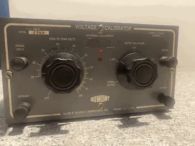 Early Dumont Voltage Calibrator 264-B For Vintage Oscilloscope • $39.99