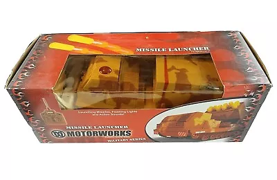 RARE Motorworks Desert MISSILE LAUNCHER Radio Controlled RC Military Series NOS • $195