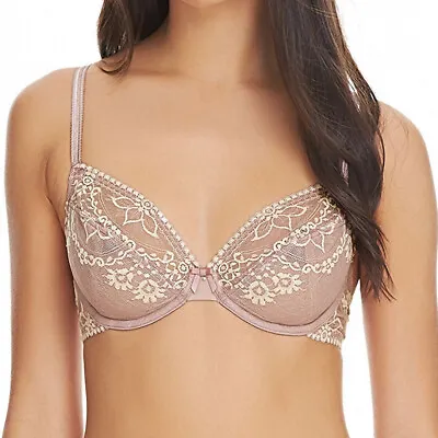 Wacoal Frivole Average Underwire Bra UK 32C 124002  Cameo    (40) • £18.70