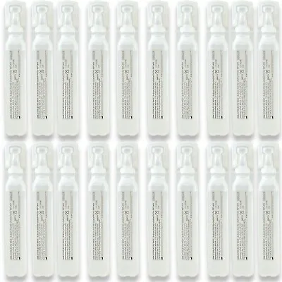 20x Sterile Saline Pods Ear Nose Eye Wash Station Solution Wound Irrigation 20ml • £10.96