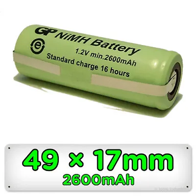 Replacement Battery For Braun Oral-B Toothbrush 49mm X 17mm Ni-MH Rechargeable • £10.96