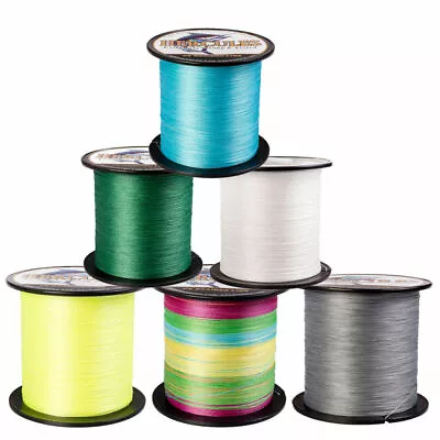 HERCULES 328 547 1094Yards Super 10-300LB 4 Strands PE Test Braided Fishing Line • $29.99