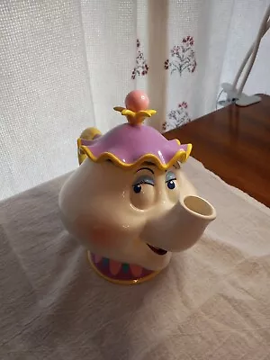Disney Mrs Potts Tea Pot Music Box ~ Schmid Beauty And The Beast WORKS! • $40