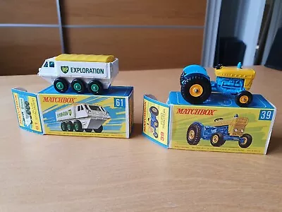 Matchbox Lesney Products 39 Ford Tractor 61 Alvis Stalwart BP Exploration  • £17