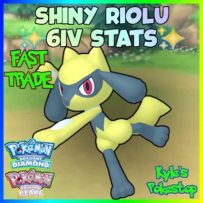 6iv 🌟shiny🌟 Riolu / Non-shiny | Pokemon Brilliant Diamond & Shining Pearl Bdsp • $2.99