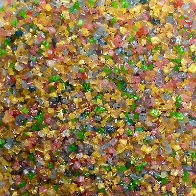 Rainbow Dust Sparkling Sugar Crystals Cake Sprinkles... Multi Mix • £5.95