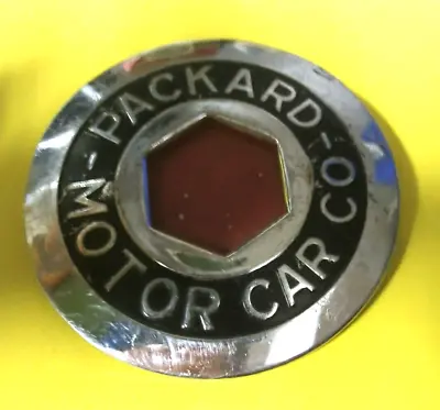 Vintage Original Luggage Rack Medallion 4 1/4 In Dia Packard Motor Car Co • $72.83