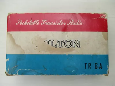 Hilton Made In Japan 1960 6 Transistor Radio With Original Box & Accessories • $24.99