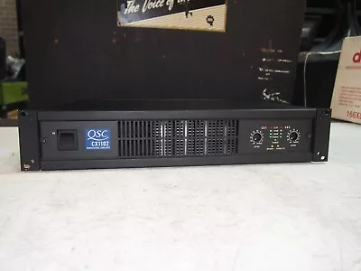QSC CX1102 Tested Working Clean! Very Nice Modern Power Amp NO RESRV #1 • $250