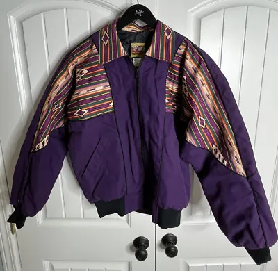 $124.99 • Buy Vintage Bee Wild Southwestern Navajo Aztec Jacket Mens 23” X 27”