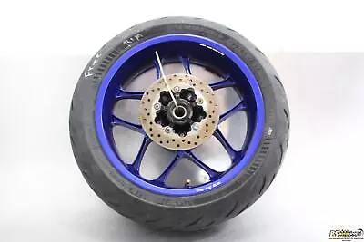 2016 Yamaha Yzf R1m Rear Back Wheel Rim Tire Rotor Sprocket Hub Blue 15-19 R1 M • $999.99