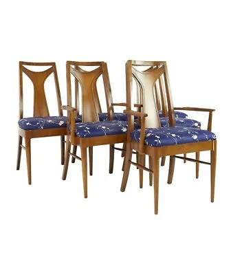 Kent Coffey Perspecta Mid Century Walnut Dining Chairs - Set Of 6 • $2347