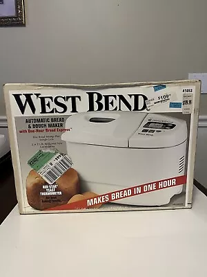 VTG SEALED 1998 West Bend Automatic Dough & Bread Maker Model 41053 Made In USA • $99.99