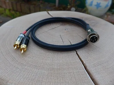 £26.99 • Buy 4 Pin Din To RCA/Phono Cable Interconnect For Naim 0.5m
